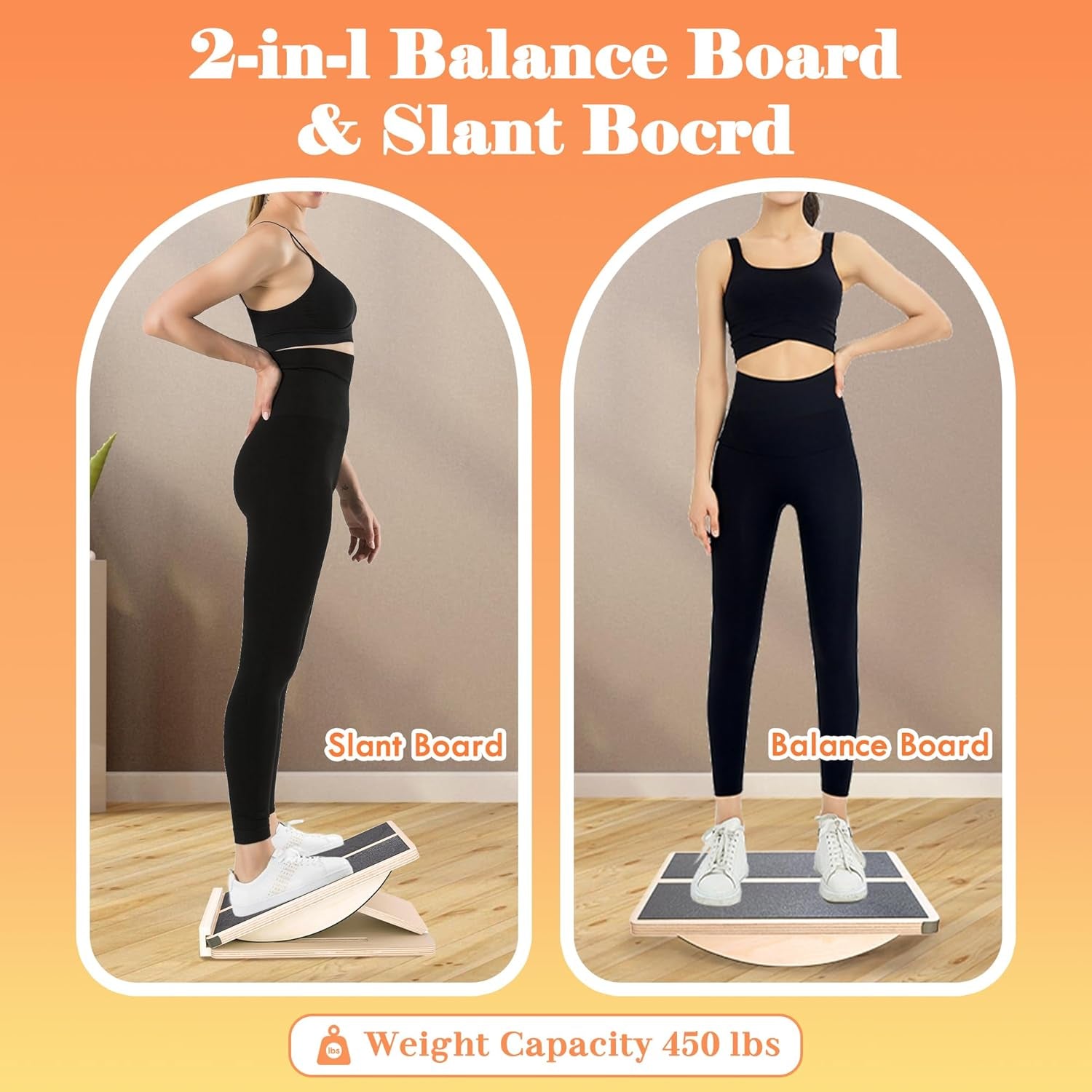Professional Slant Board, Adjustable Incline Board and Calf Stretcher, Slant Board for Calf Stretching, Calf Stretch Board