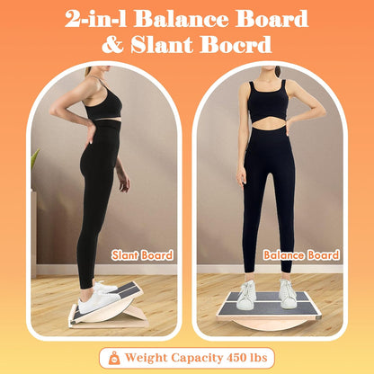 Professional Slant Board, Adjustable Incline Board and Calf Stretcher, Slant Board for Calf Stretching, Calf Stretch Board