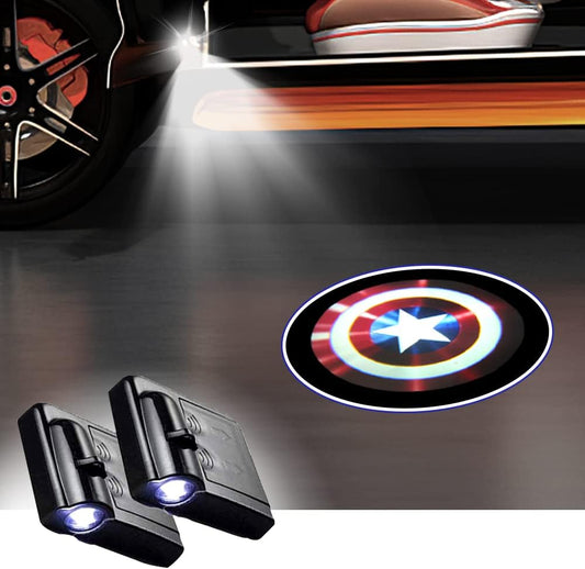 2 PCS Car Door Lights Logo Projector Universal Car Door Led Projector Lights Car Door Welcome Logo Projector Lights for All Cars/Motorcycle Shadow Laser Projector