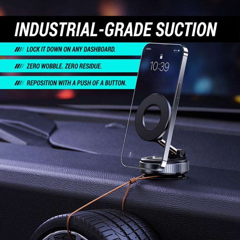 Universal MagSafe Phone Mount – Magnetic Holder for Car, Desk & Home