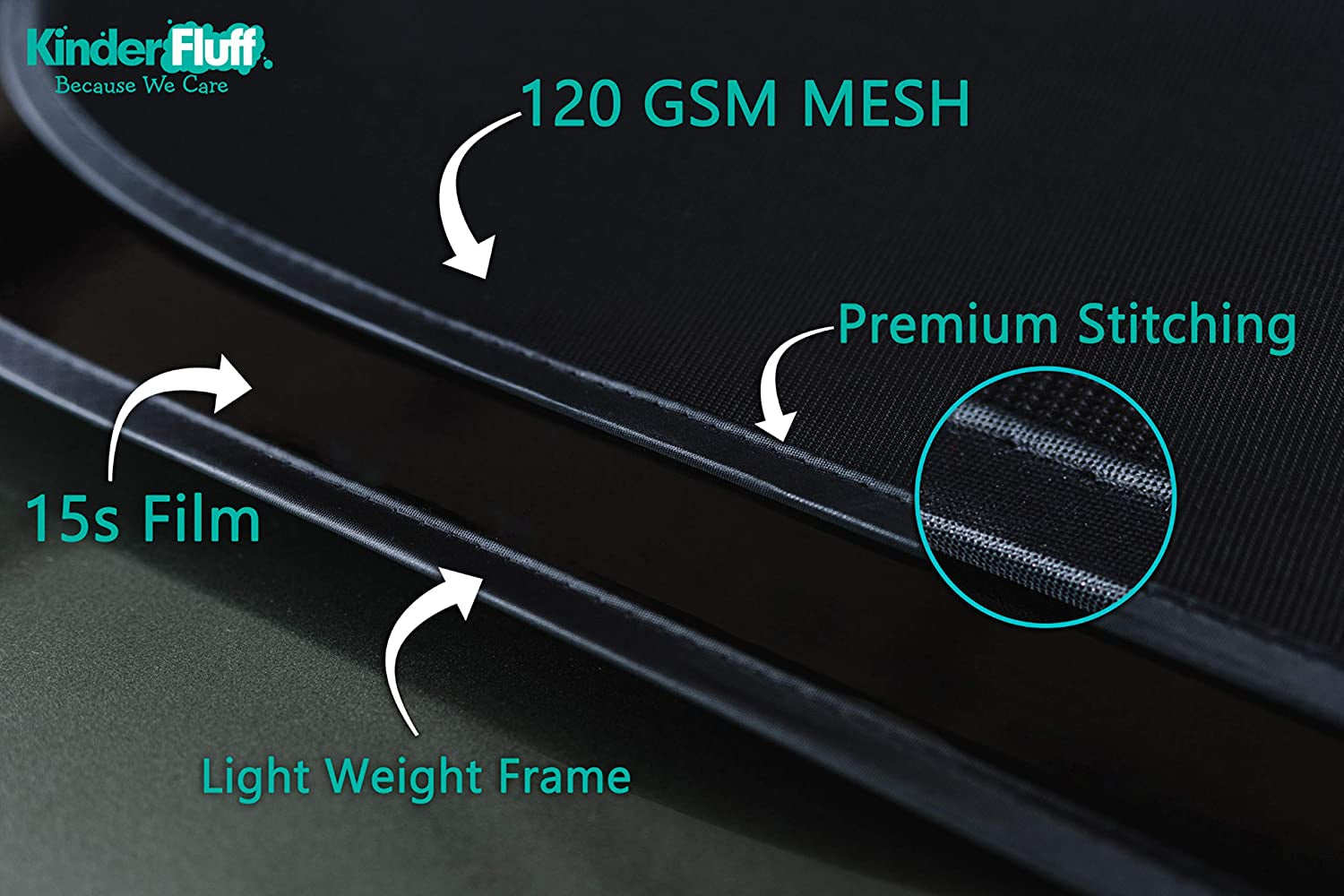 Car Window Shade (4Pack)-The Only Certified Car Window Sun Shade for Baby Proven to Block 99.95% UVR - Mom'S Choice Gold Award - Car Seat Sun Protection - Standard